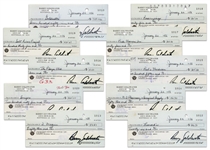 Lot of 10 Checks Signed by Conservative Icon Barry Goldwater -- While Senator of Arizona